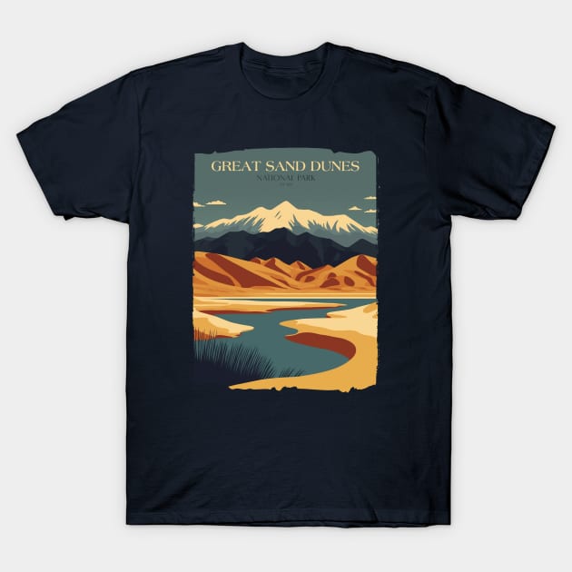 Great Sand Dunes National Park T-Shirt by Wintrly